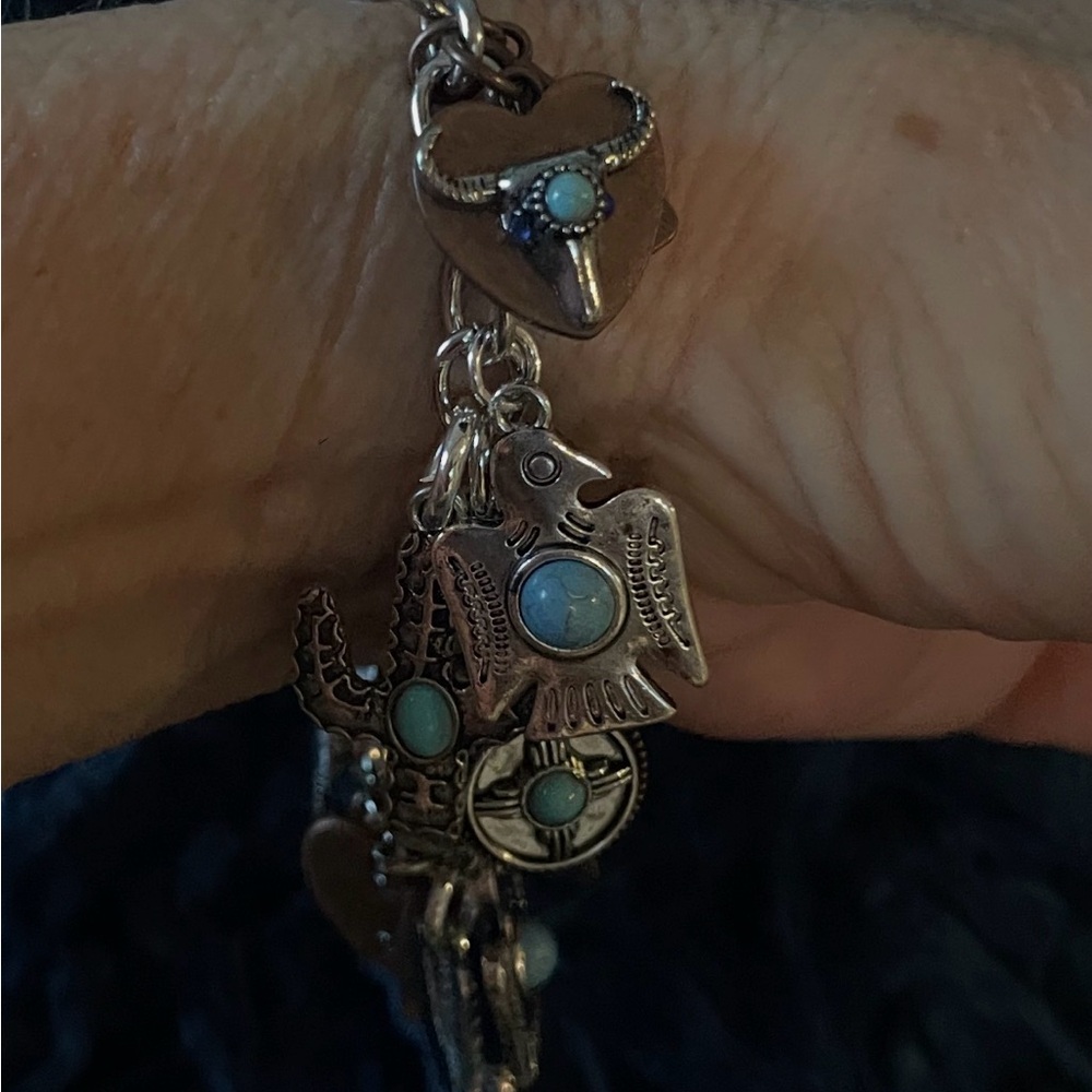 Turquoise Charm Bracelet